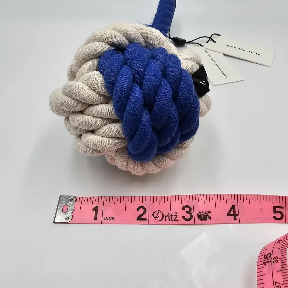 Max‎ Bone Rope Dog Toy Canine Chew Toy